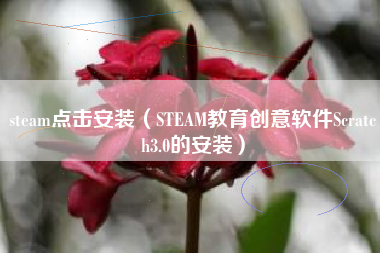 steam点击安装（STEAM教育创意软件Scratch3.0的安装）